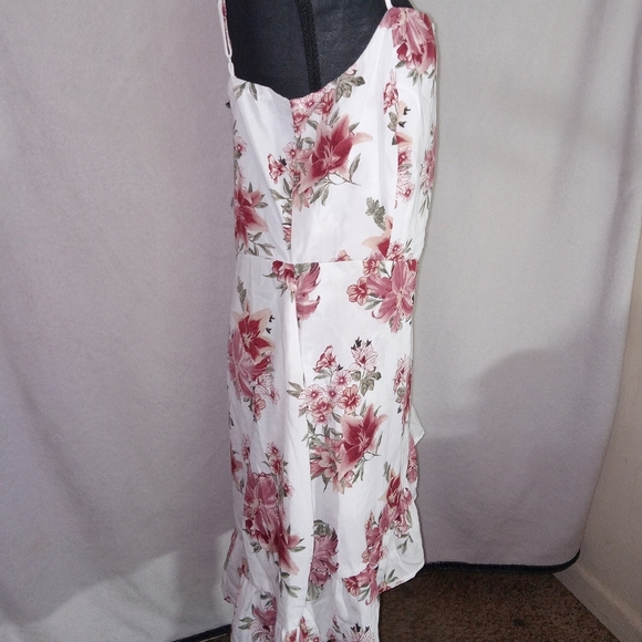 Rue21 Floral Midi Dress - Pink and White - Picture 8 of 11